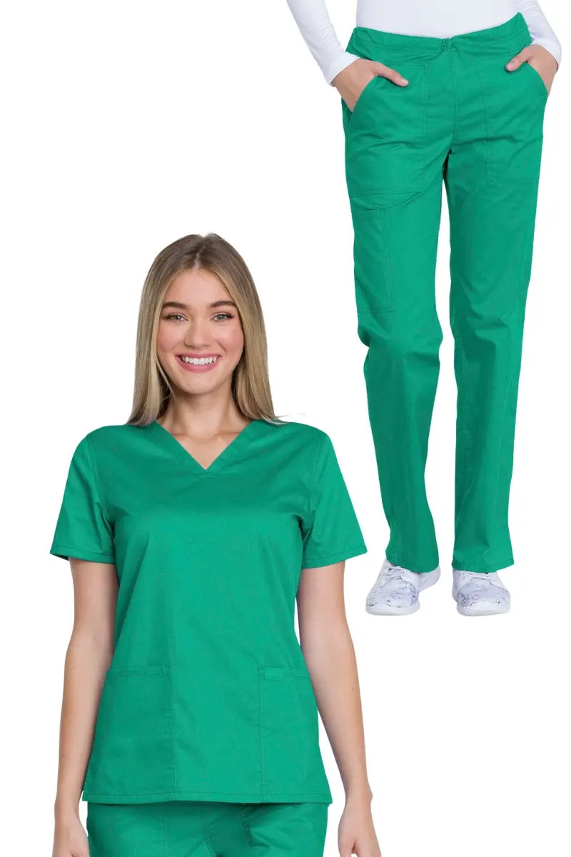 Dickies Industrial Women's Tall Pants Scrub Set | Surgical Green Lightweight Jogger Pants Dickies Industrial Women's Tall Pants Scrub Set | Surgical Green Lightweight Jogger Pants