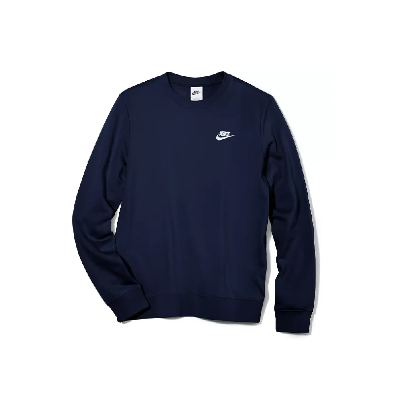 W NSW Club Fleece Crew-Neck Sweatshirt 'Obsidian/White' Machine Wash Dry Clean Hand Wash W NSW Club Fleece Crew-Neck Sweatshirt 'Obsidian/White' Machine Wash Dry Clean Hand Wash