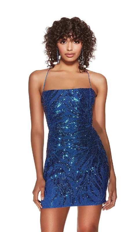 Alyce Short Embellished Homecoming Dress 4888