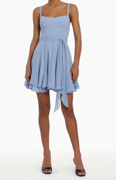 Amanda Uprichard Anais Dress - Light Blue