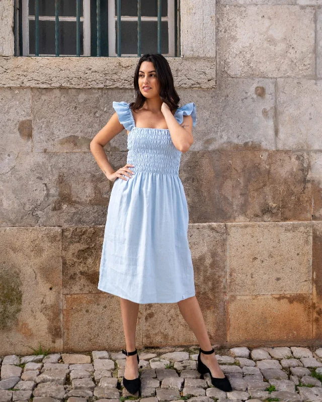 Ariela Dress Sky Blue