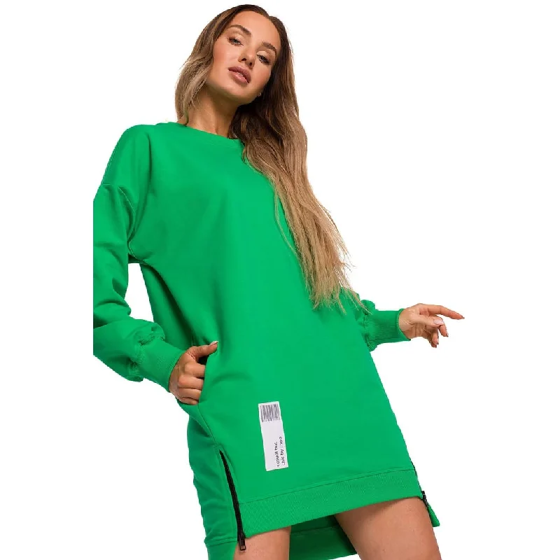 Dress Sukienka Model MOE676 Cukierkowy Róż - Moe