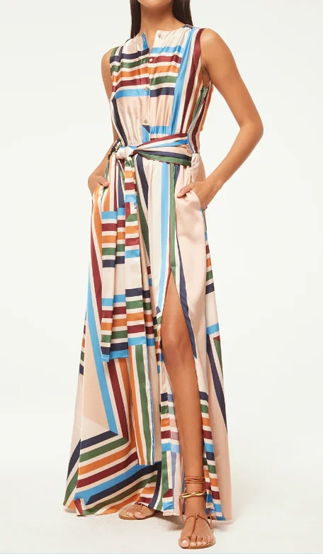 Misa Anabella Dress - San Miguel Stripe