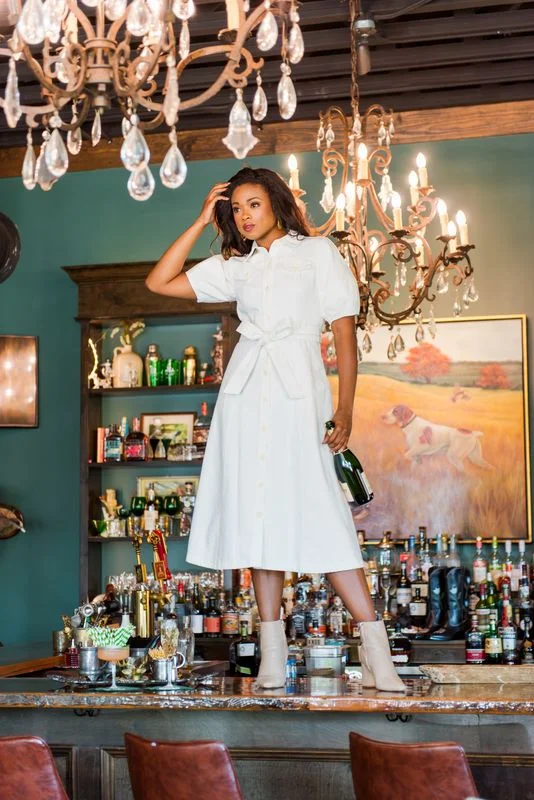 Shoshanna Mara Dress in Ivory