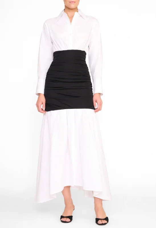 Staud Ellis Dress - Black/White