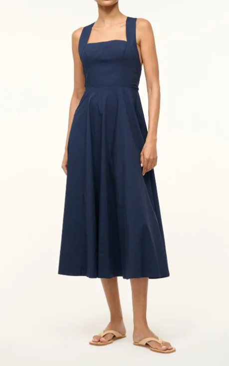 Staud Teresa Dress - Navy
