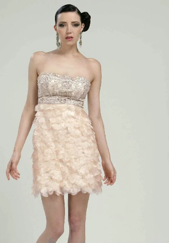 Sue Wong - Strapless Embellished Cocktail Dress N1170SC