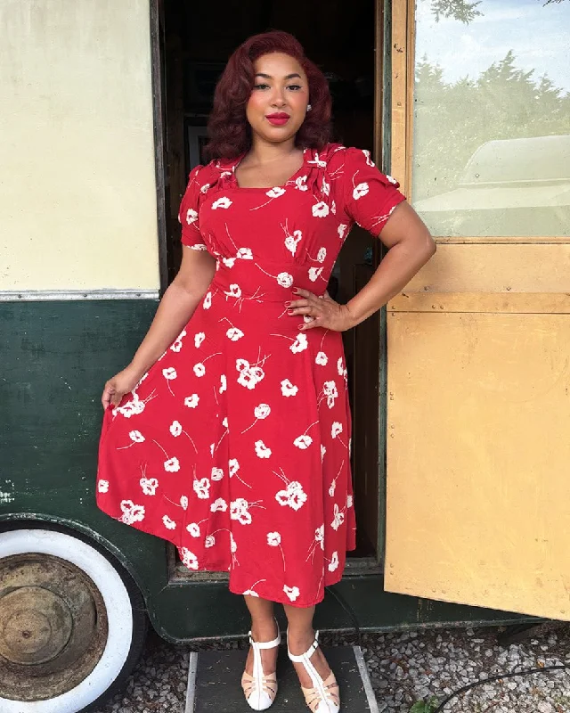 40s Homefront Tea Dress - Ruby Bloom