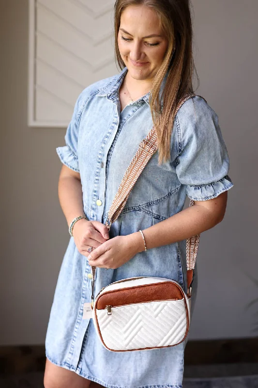 Blue Mineral Washed Denim Dress, XL