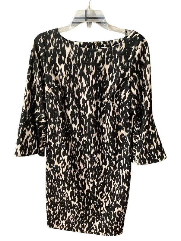 Dress Casual Short By Calvin Klein In Animal Print, Size: 12