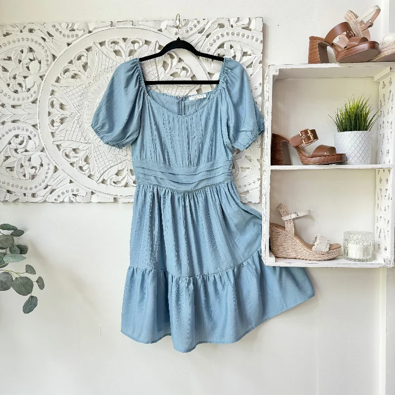 Day Dreaming Babydoll Dress in Blue