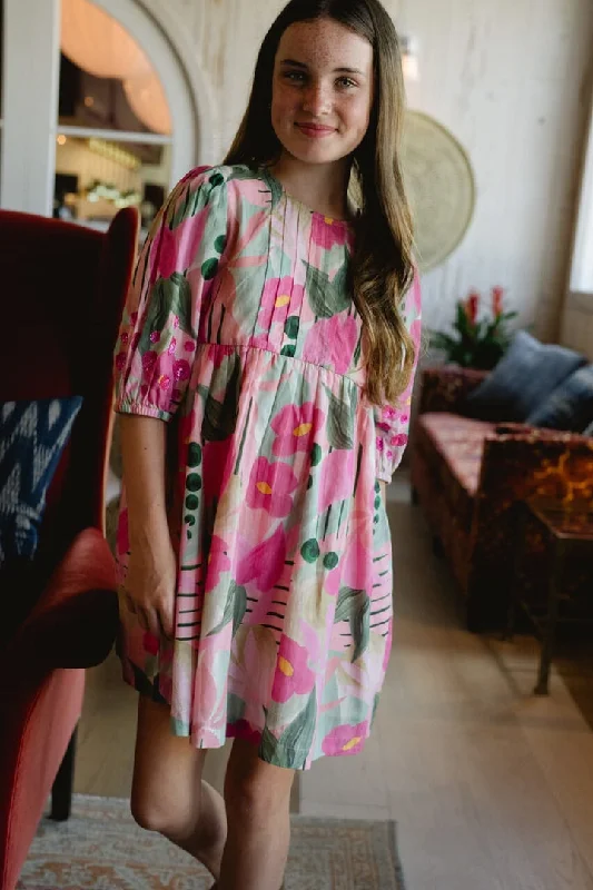 Frosted Blush Girls Eva Dress
