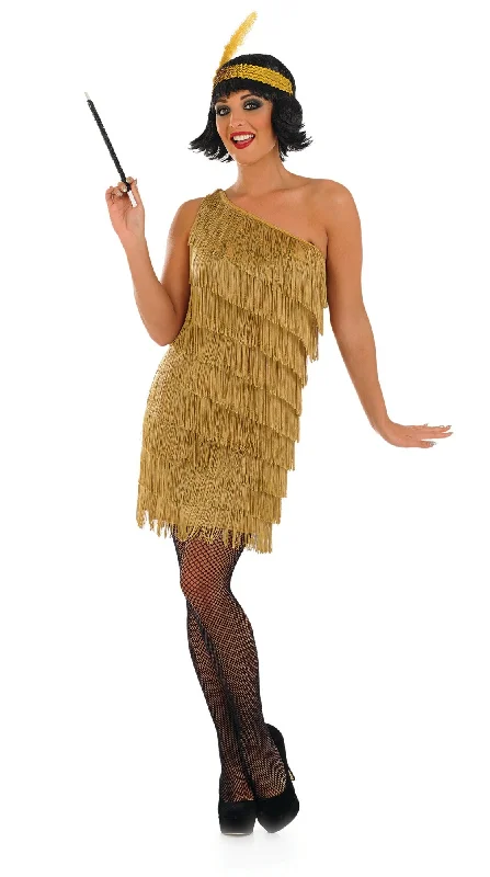 Gold Flapper Dress Costume