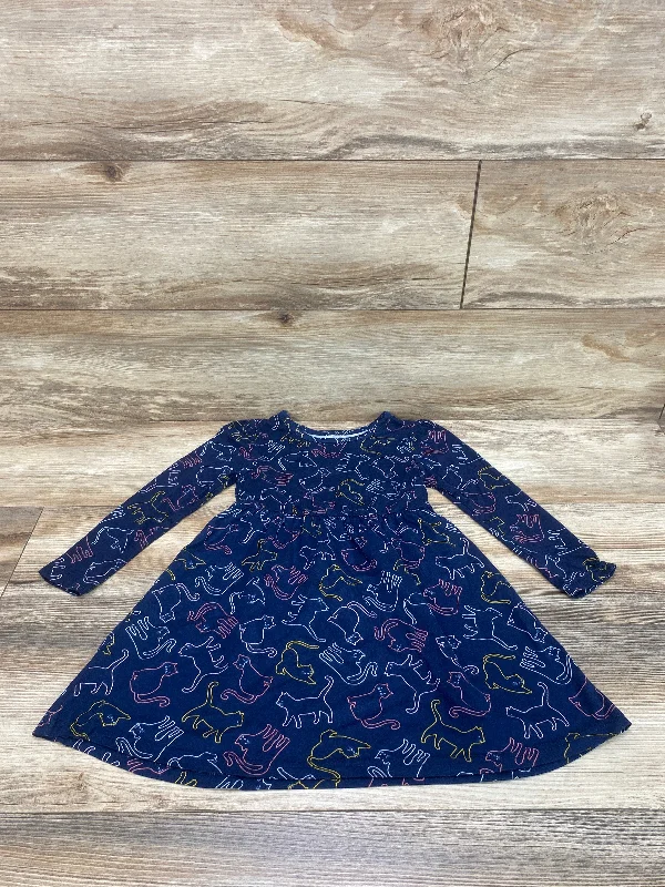 Member's Mark Cat Print Dress Navy sz 4T