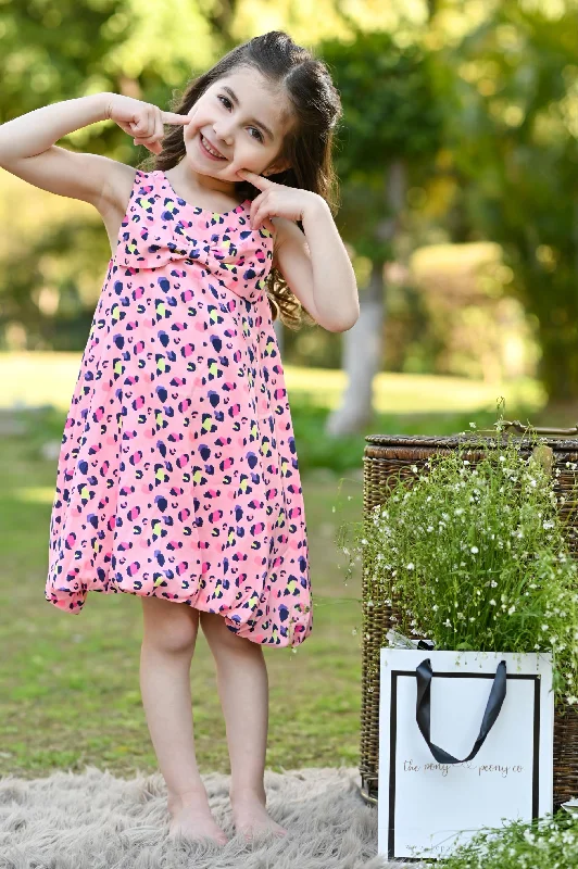 PINK LEOPARD DRESS