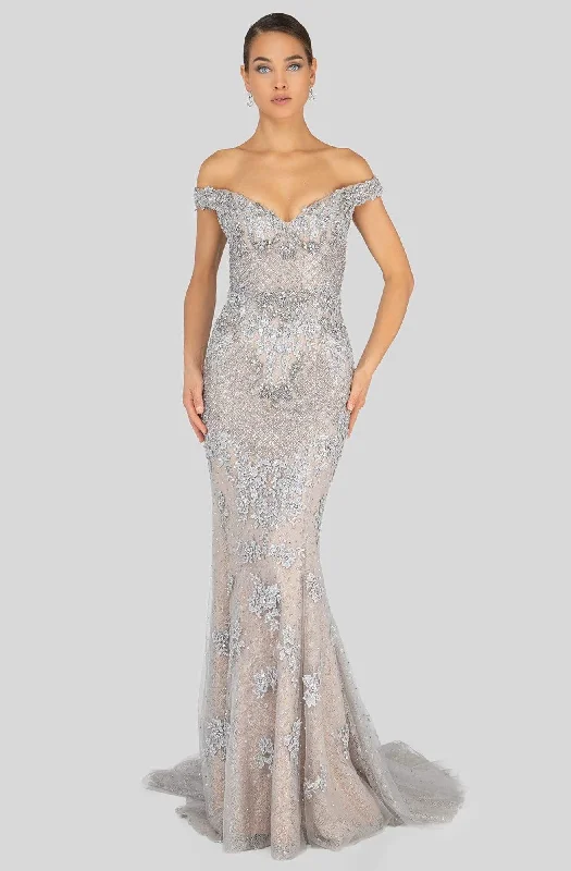 Terani Couture 1913GL9586 - Embellished Trumpet Dress