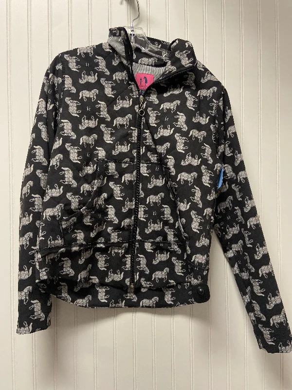Athletic Jacket By Cmb In Black & White, Size: Xl Fitted Jacket Loose Jacket Oversized Jacket Athletic Jacket By Cmb In Black & White, Size: Xl Fitted Jacket Loose Jacket Oversized Jacket