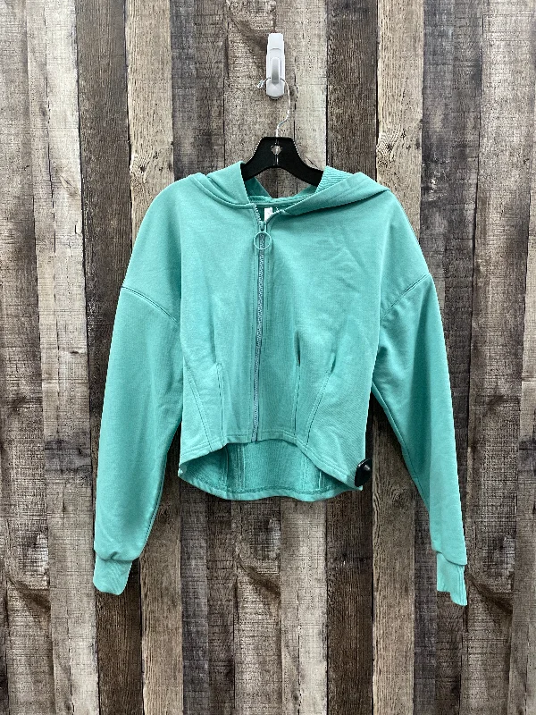 Athletic Jacket By Fabletics In Teal, Size: S Print Jacket Jacquard Jacket Patchwork Jacket Athletic Jacket By Fabletics In Teal, Size: S Print Jacket Jacquard Jacket Patchwork Jacket