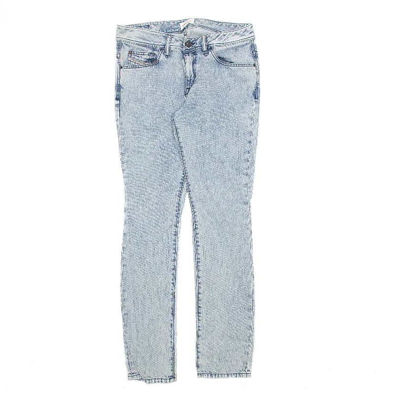 DIESEL Jeans Blue Denim Regular Skinny Acid Wash Womens W32 L32 Casual Loose Fit Jeans DIESEL Jeans Blue Denim Regular Skinny Acid Wash Womens W32 L32 Casual Loose Fit Jeans