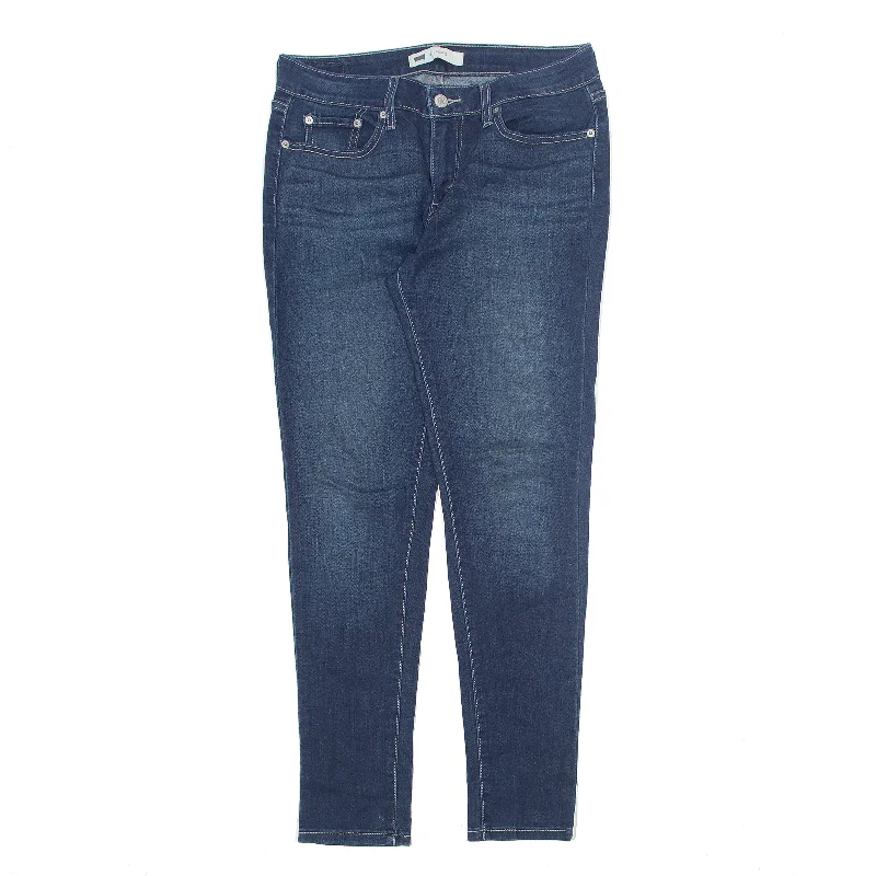 LEVI'S 535 Jeans Blue Denim Slim Jegging Stone Wash Womens W30 L30 Comfortable Dark Wash Jeans LEVI'S 535 Jeans Blue Denim Slim Jegging Stone Wash Womens W30 L30 Comfortable Dark Wash Jeans